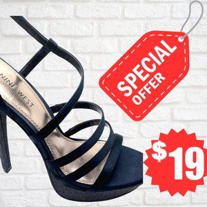 New Black Nine West Arm Candy Stilettos Size 8.5